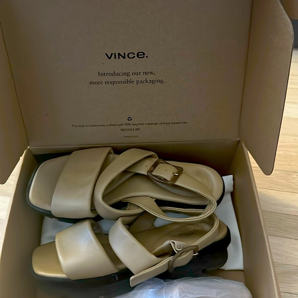 Vince sandals tan size 7.5